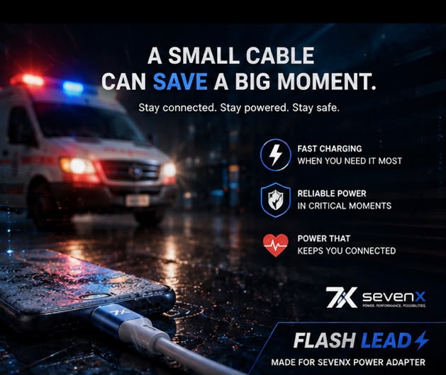 SevenX Flash Lead – Fast Flash Cable (USB-C to USB-C)