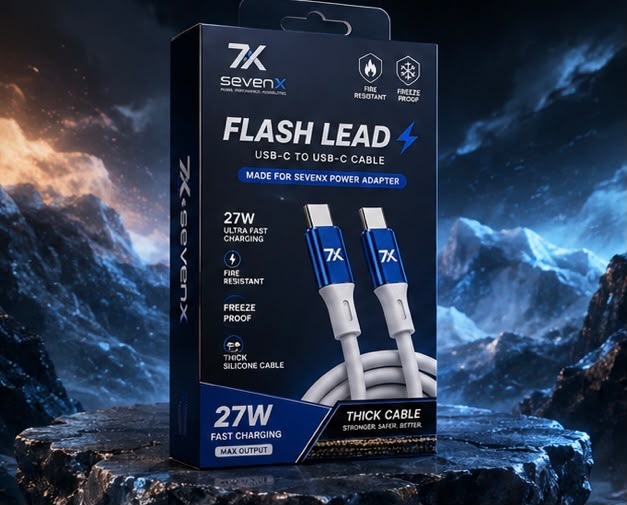 SevenX Flash Lead – Fast Flash Cable (USB-C to USB-C)