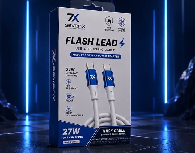 SevenX Flash Lead – Fast Flash Cable (USB-C to USB-C)